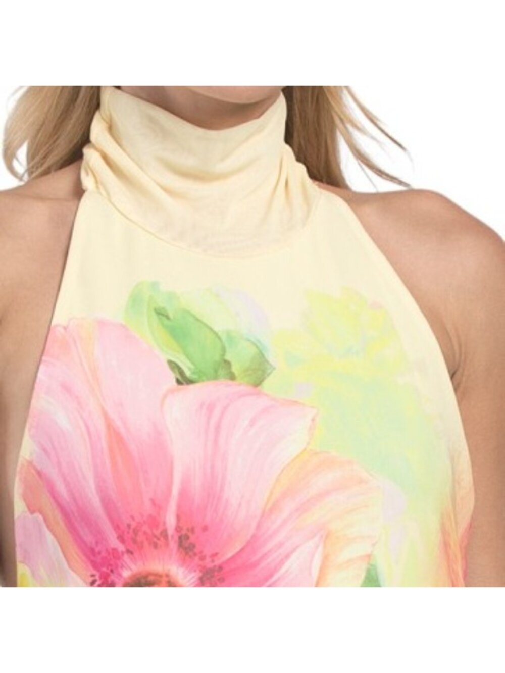 AFRM Olimpia High Neck Open Back Midi Dress - Picture 3 of 5